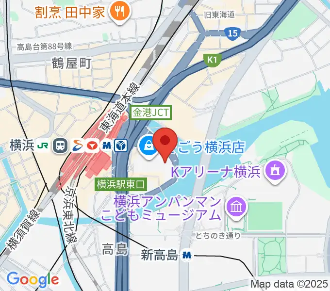そごう美術館の地図