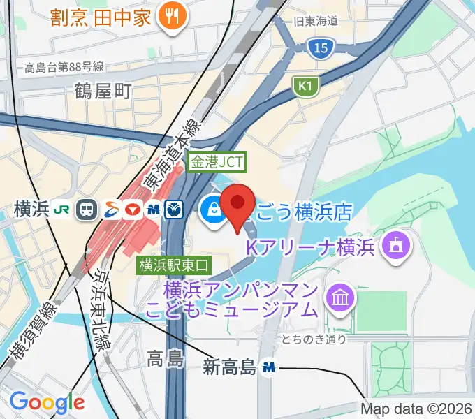 そごう美術館の地図