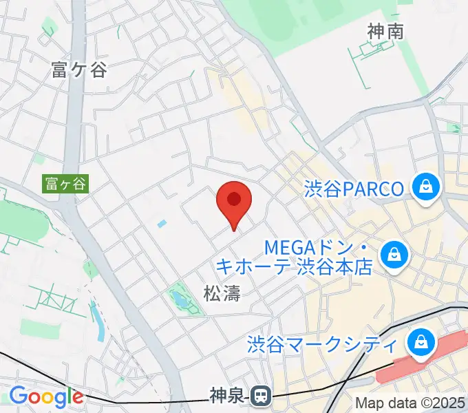 戸栗美術館の地図