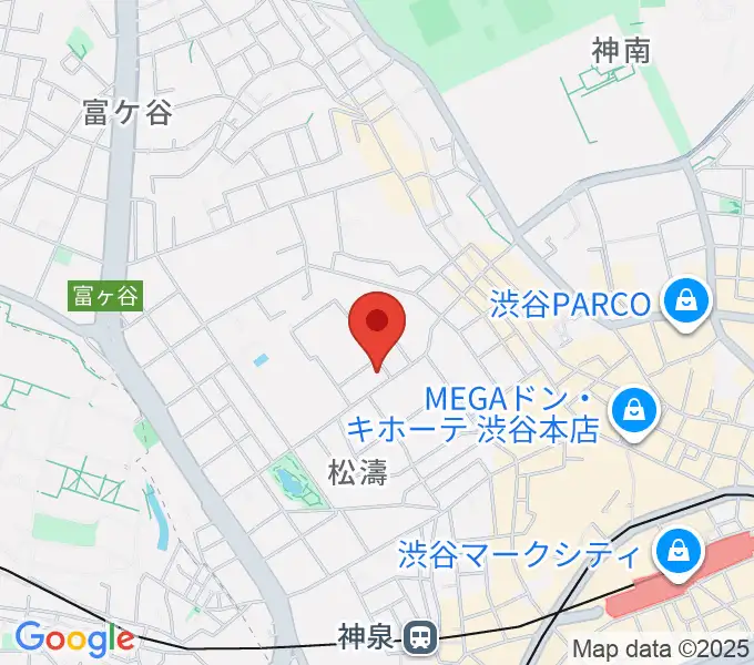 戸栗美術館の地図