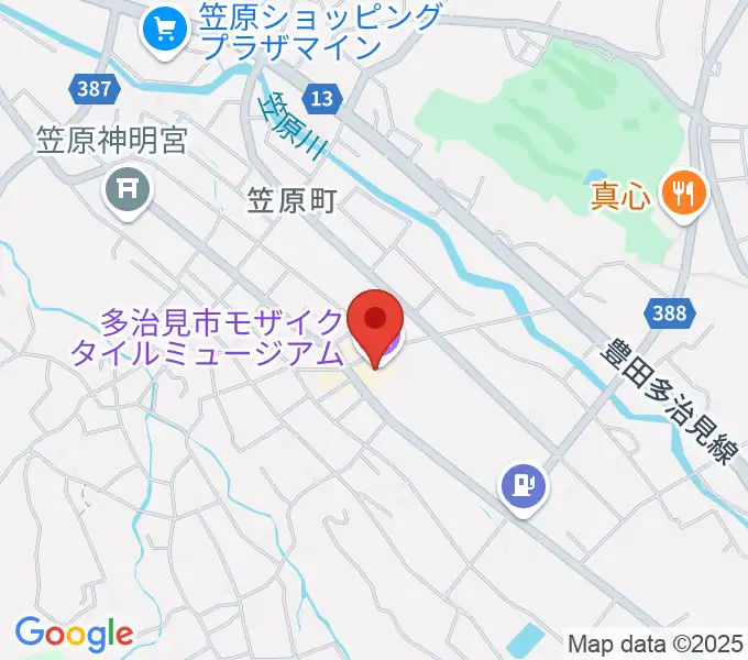 多治見市モザイクタイルミュージアムの地図