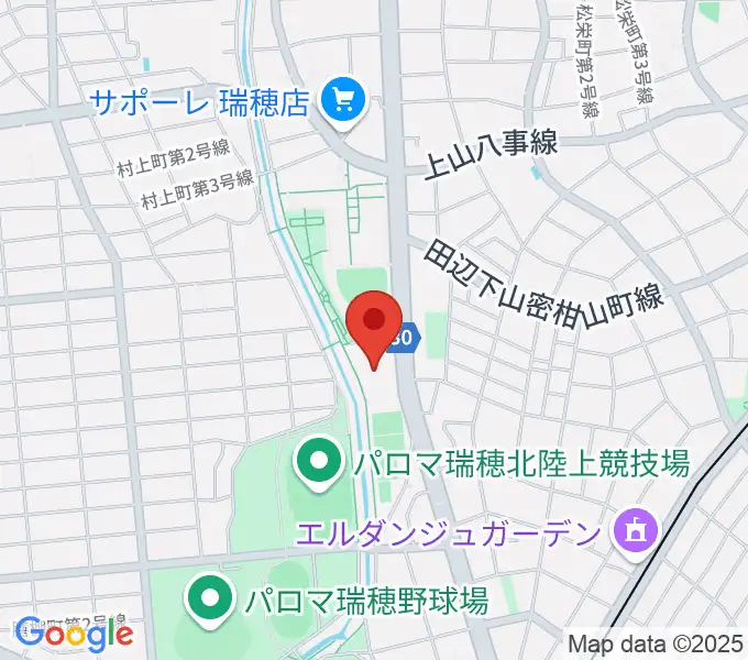 パロマ瑞穂アリーナの地図