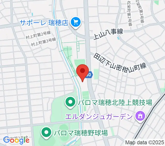 パロマ瑞穂アリーナの地図