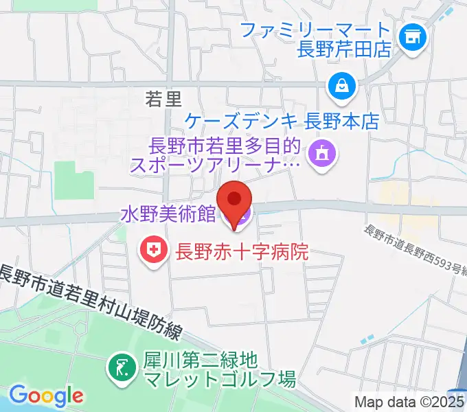 水野美術館の地図