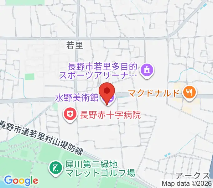 水野美術館の地図