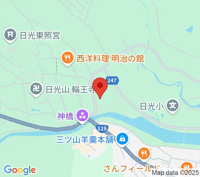 小杉放菴記念美術館の地図