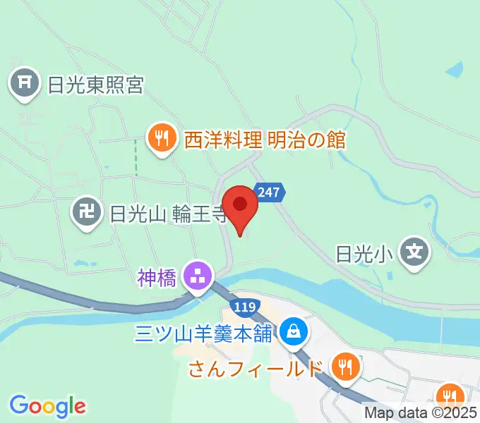 小杉放菴記念美術館の地図