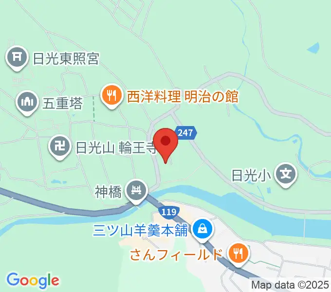 小杉放菴記念美術館の地図