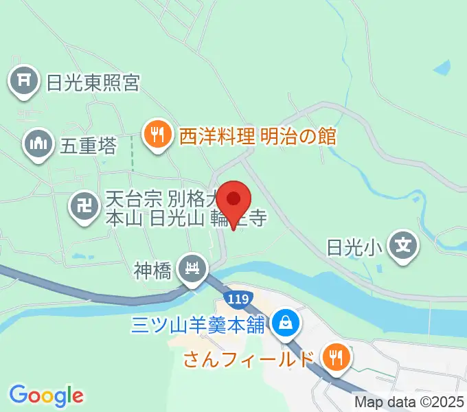 小杉放菴記念美術館の地図