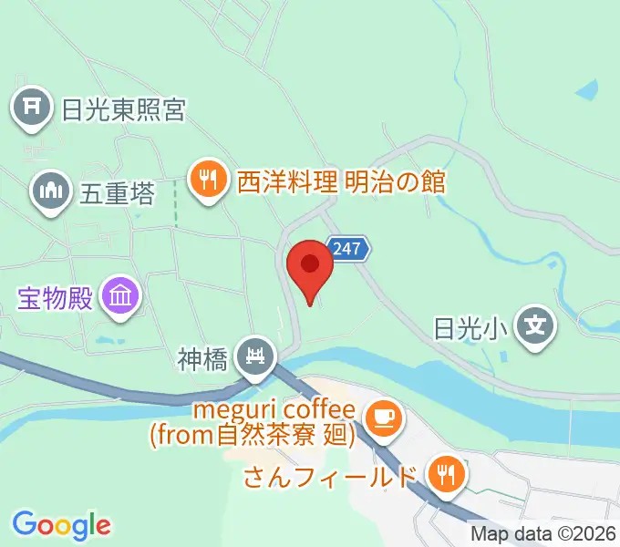 小杉放菴記念美術館の地図