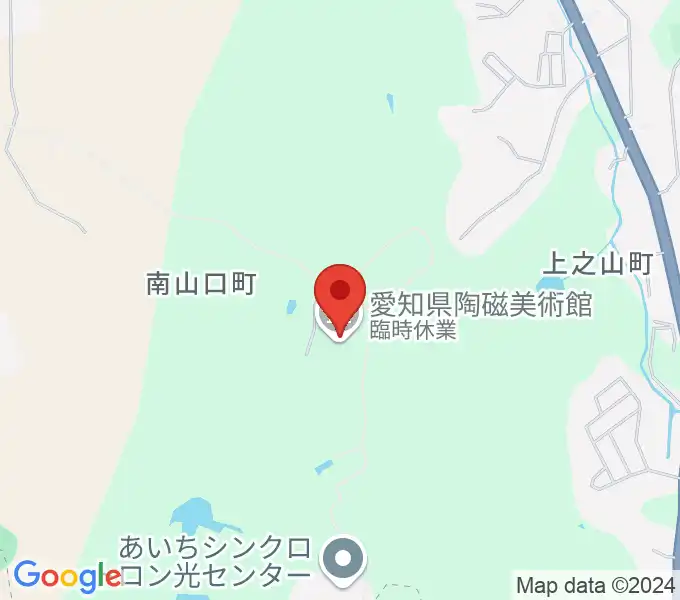 愛知県陶磁美術館の地図