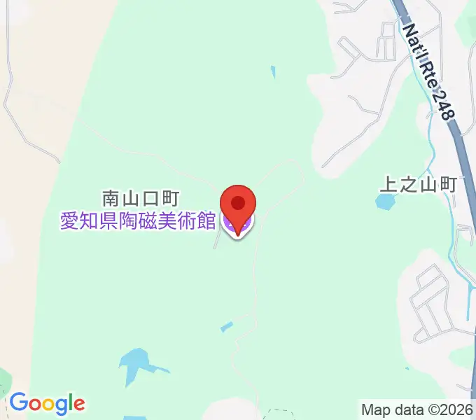 愛知県陶磁美術館の地図
