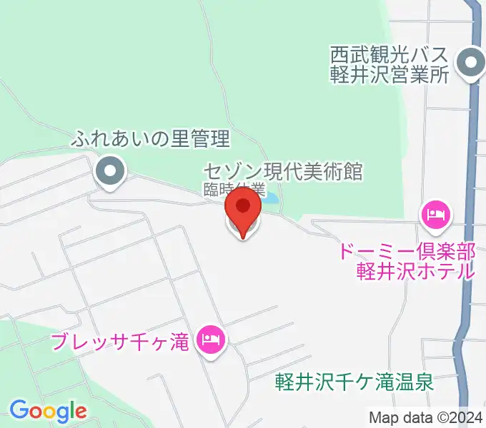 セゾン現代美術館の地図