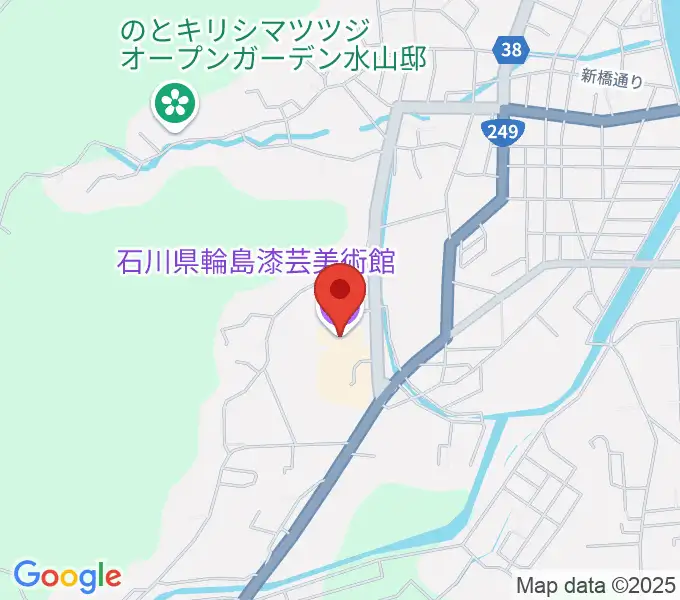 石川県輪島漆芸美術館の地図