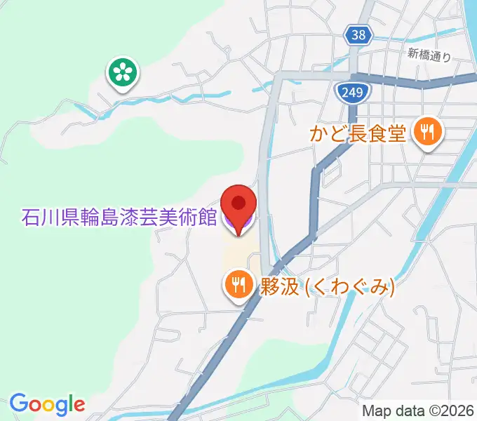 石川県輪島漆芸美術館の地図