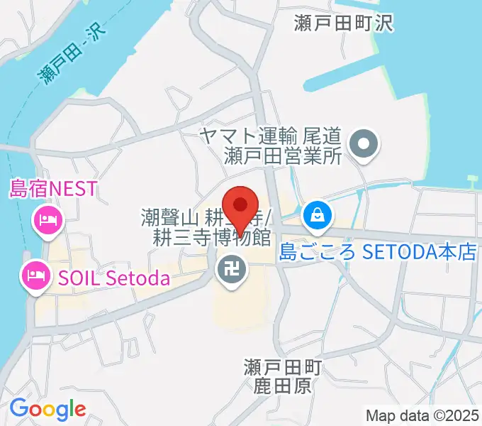 平山郁夫美術館の地図