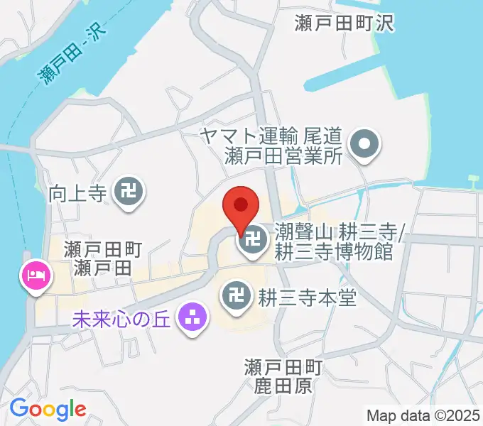 平山郁夫美術館の地図