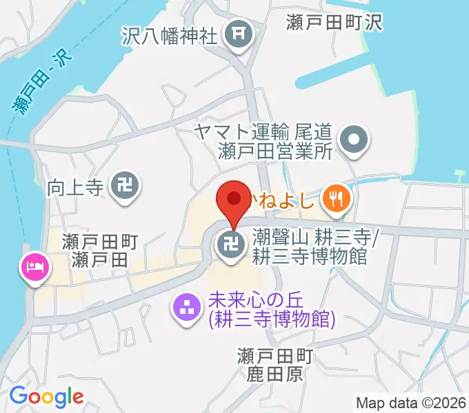 平山郁夫美術館の地図