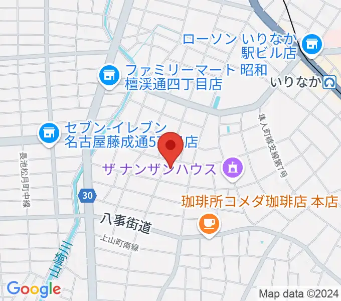 昭和美術館の地図