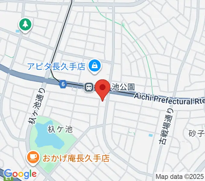 名都美術館の地図