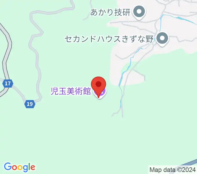 児玉美術館の地図