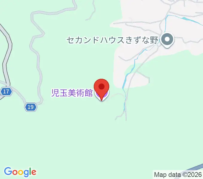児玉美術館の地図
