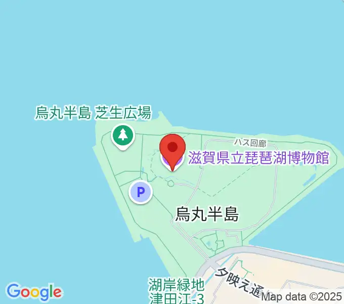 滋賀県立琵琶湖博物館の地図