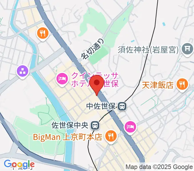 佐世保市博物館島瀬美術センターの地図