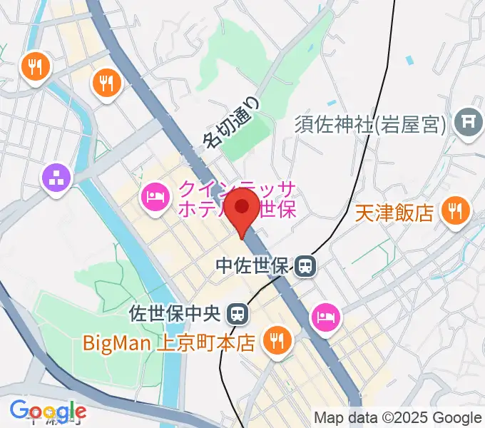 佐世保市博物館島瀬美術センターの地図