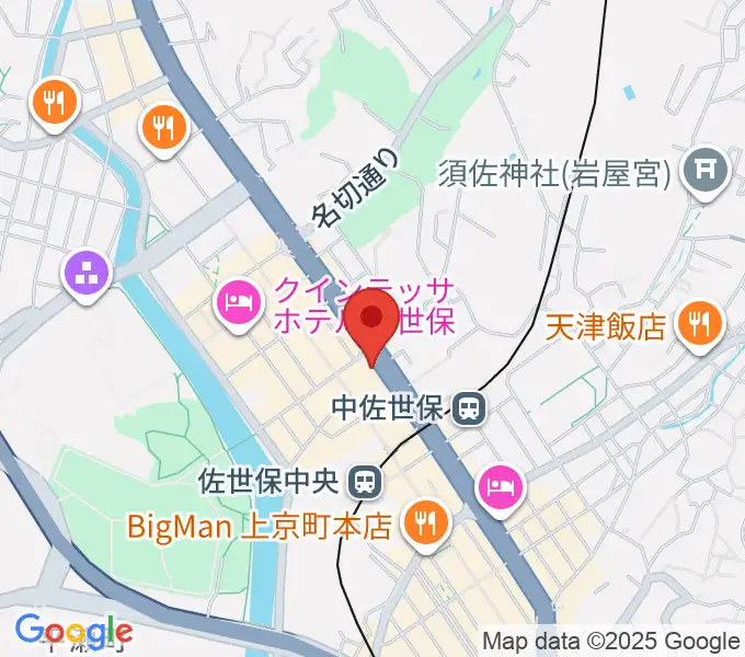 佐世保市博物館島瀬美術センターの地図