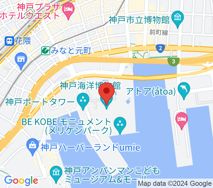 神戸海洋博物館の場所