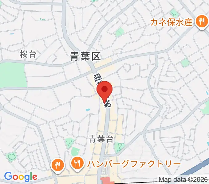 スタジオローズの地図