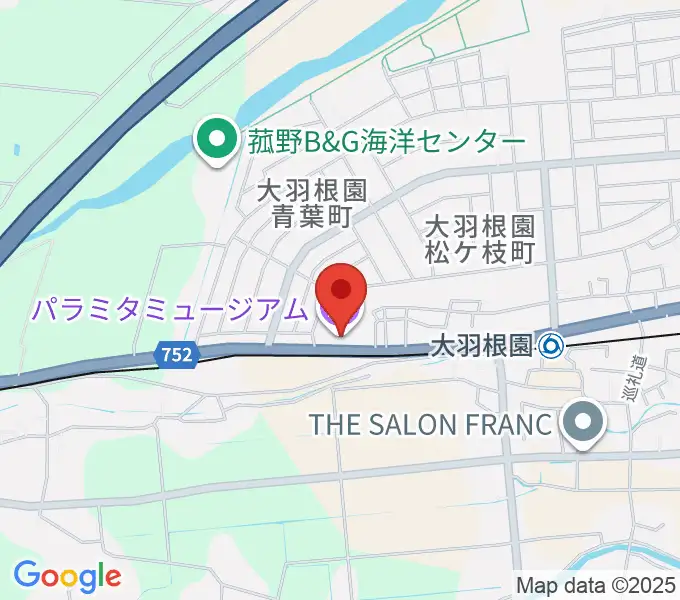 パラミタミュージアムの地図