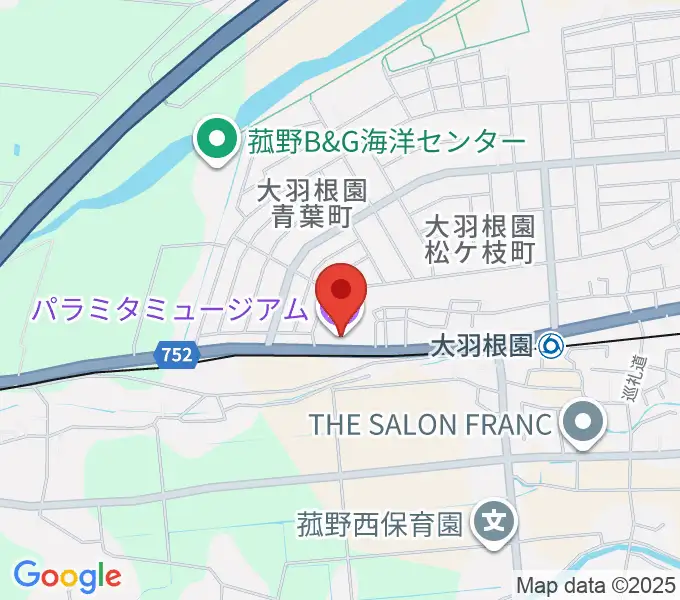 パラミタミュージアムの地図