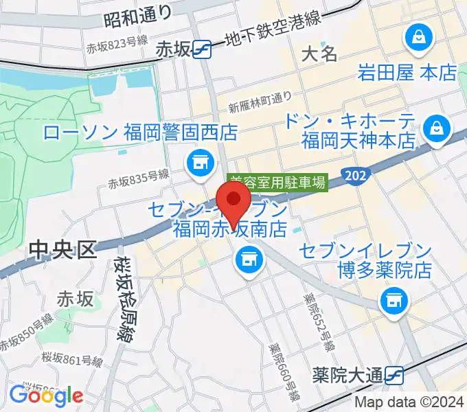 ピアノサロンKEGOの地図