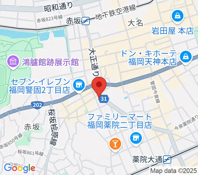 ピアノサロンKEGOの地図