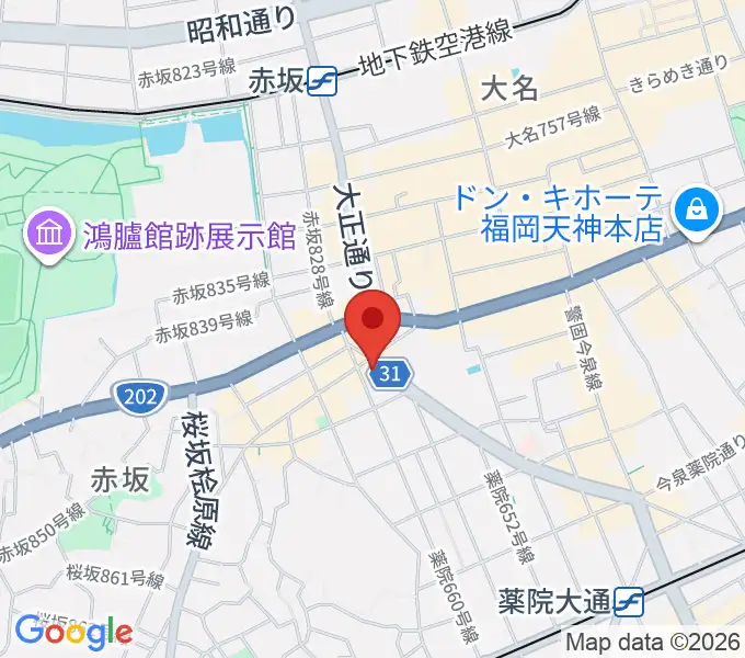 ピアノサロンKEGOの地図