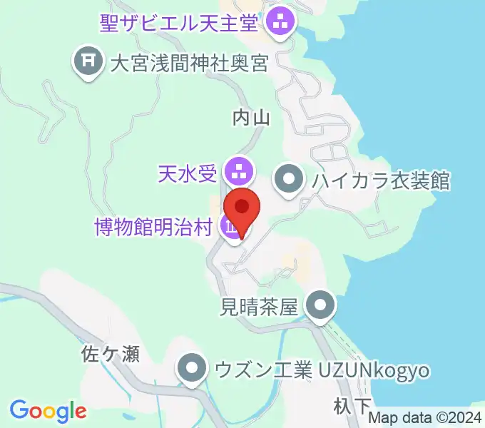 博物館明治村の地図