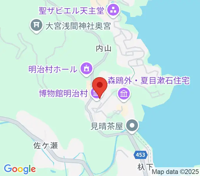 博物館明治村の地図