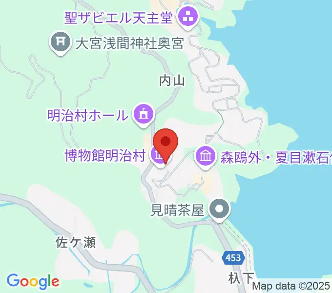 博物館明治村の地図