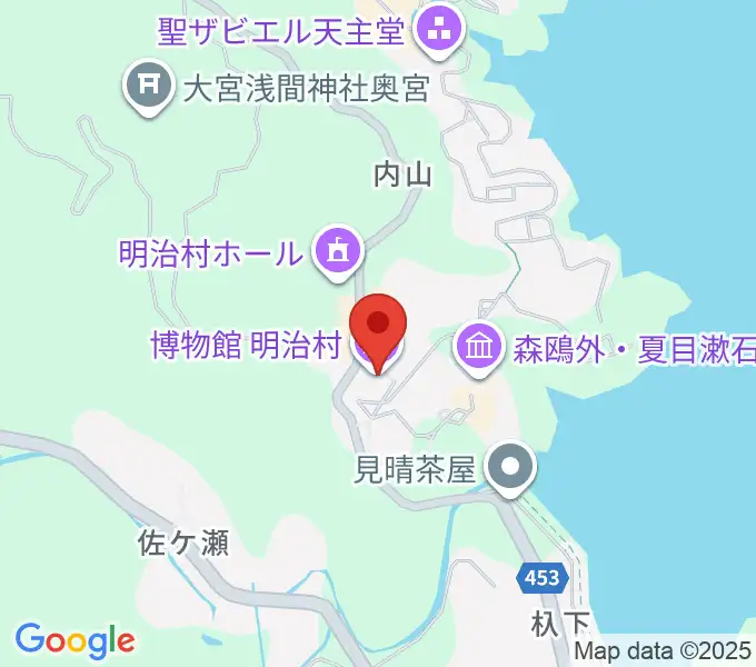 博物館明治村の地図