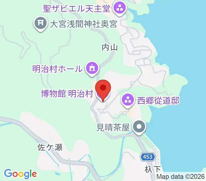 博物館明治村の地図