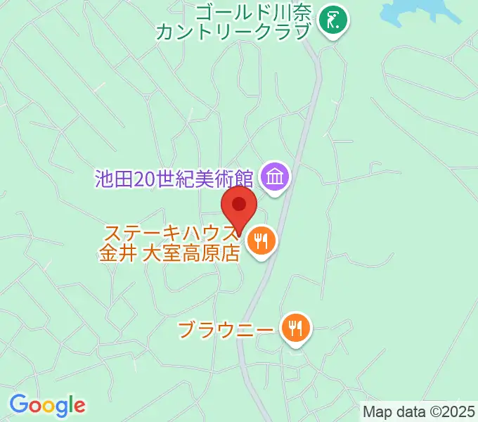 池田20世紀美術館 の地図