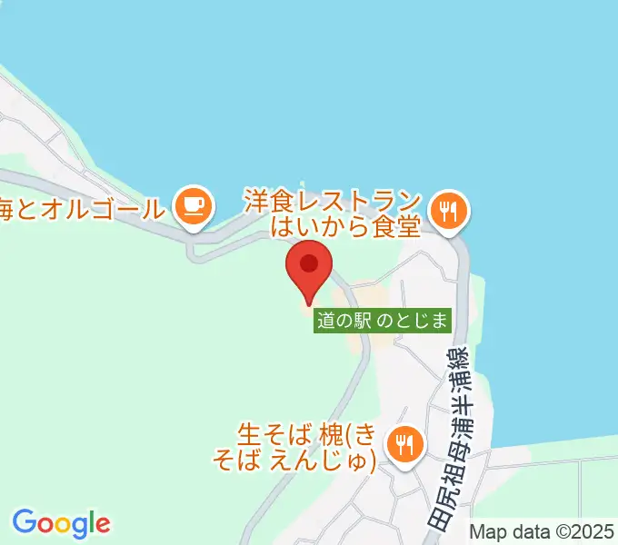 石川県能登島ガラス美術館の地図