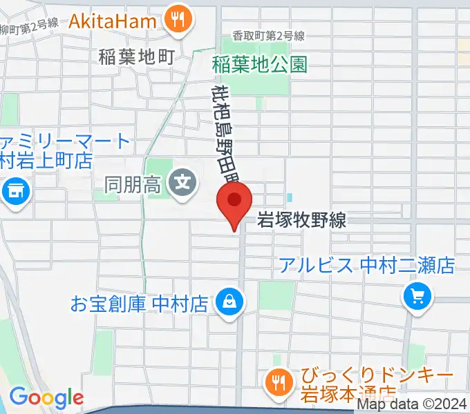 大一美術館の地図