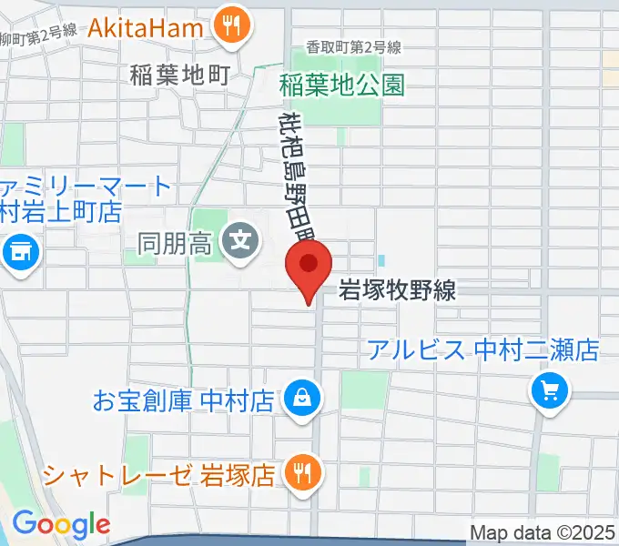 大一美術館の地図