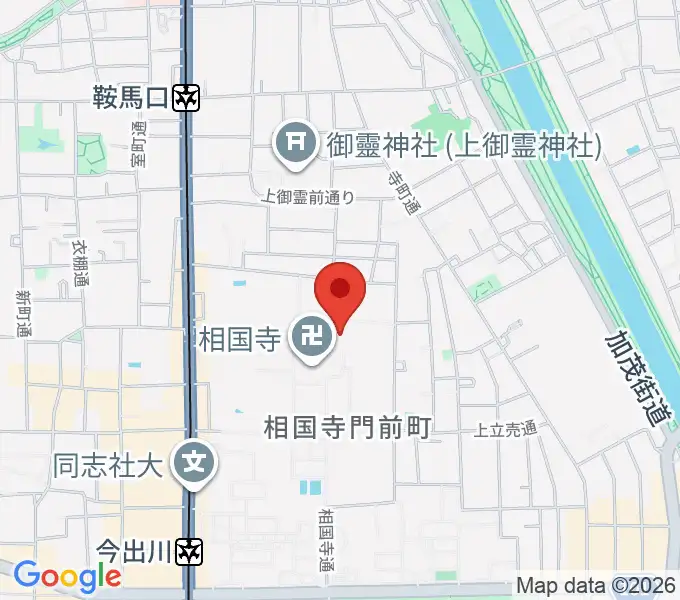 承天閣美術館の地図