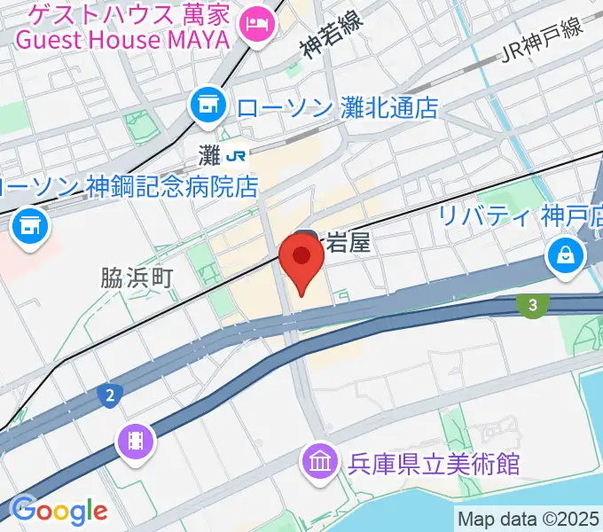 BBプラザ美術館の地図