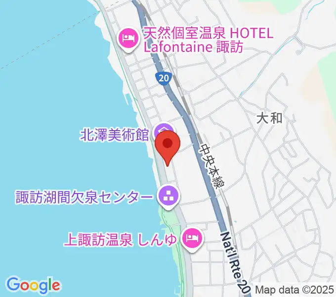 サンリツ服部美術館の地図