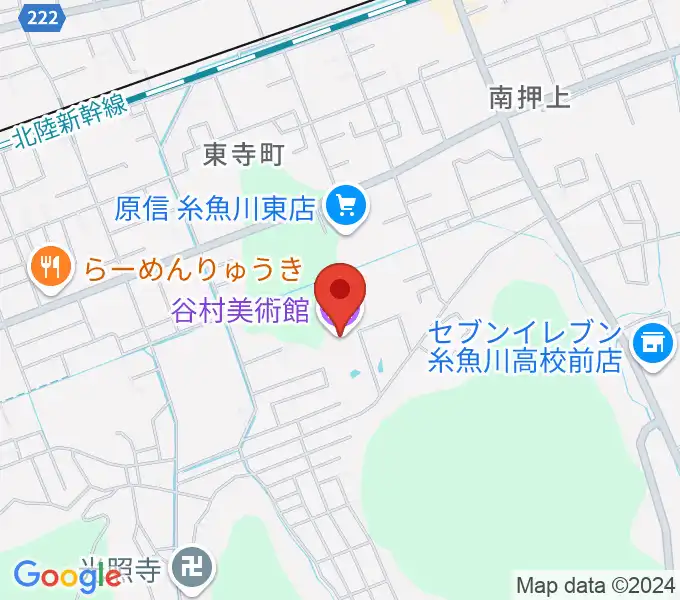 谷村美術館の地図